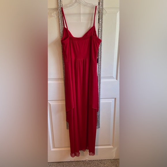 Enfocus Studio Red Maxi Dress Sz 14 - Picture 3 of 3